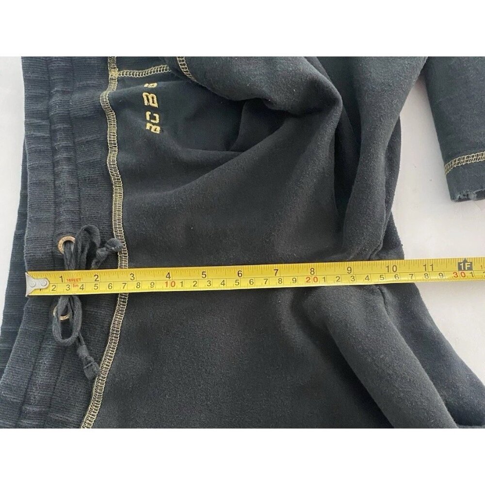 BCBG Maxazria Y2K Vintage Track Pants Blue Straight Leg Logo Women’s Size Large - Picture 12 of 16